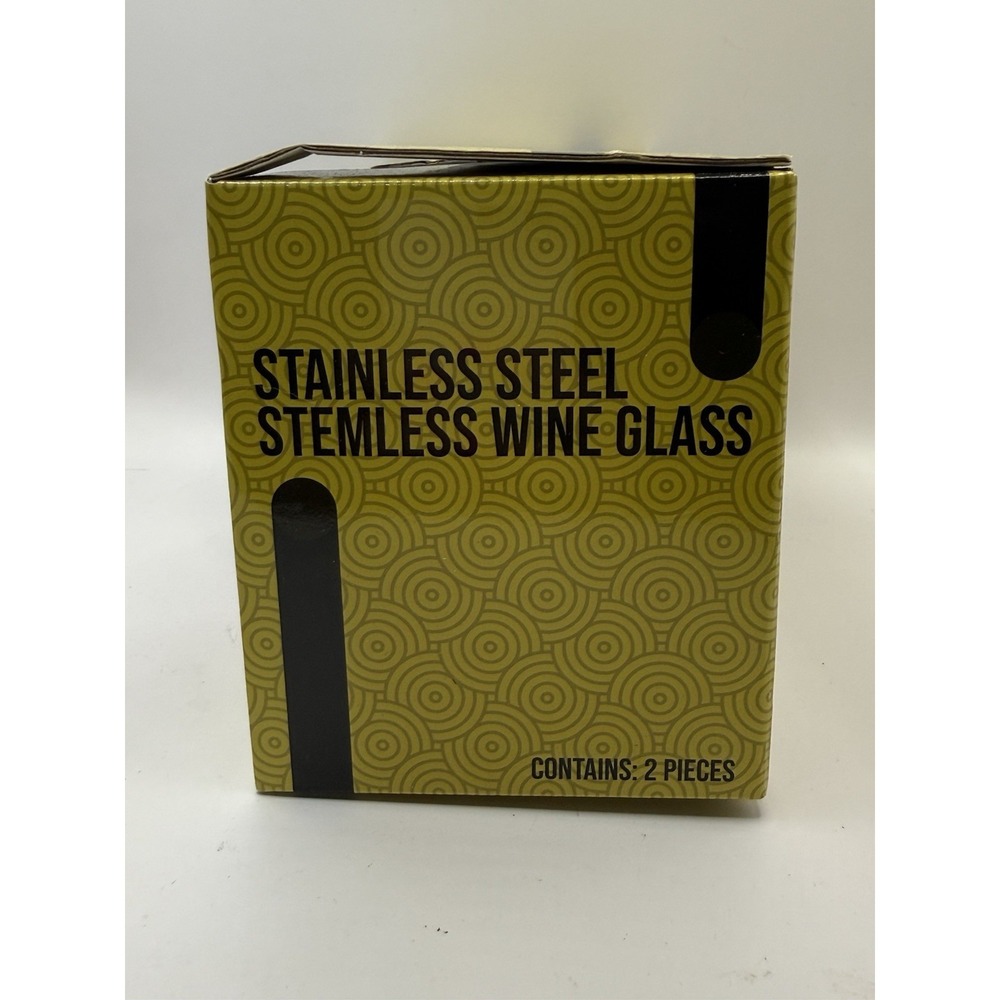 Atlanta Braves Stemless Wine Glass Stainless Tumblers MLB - Picture 2 of 4